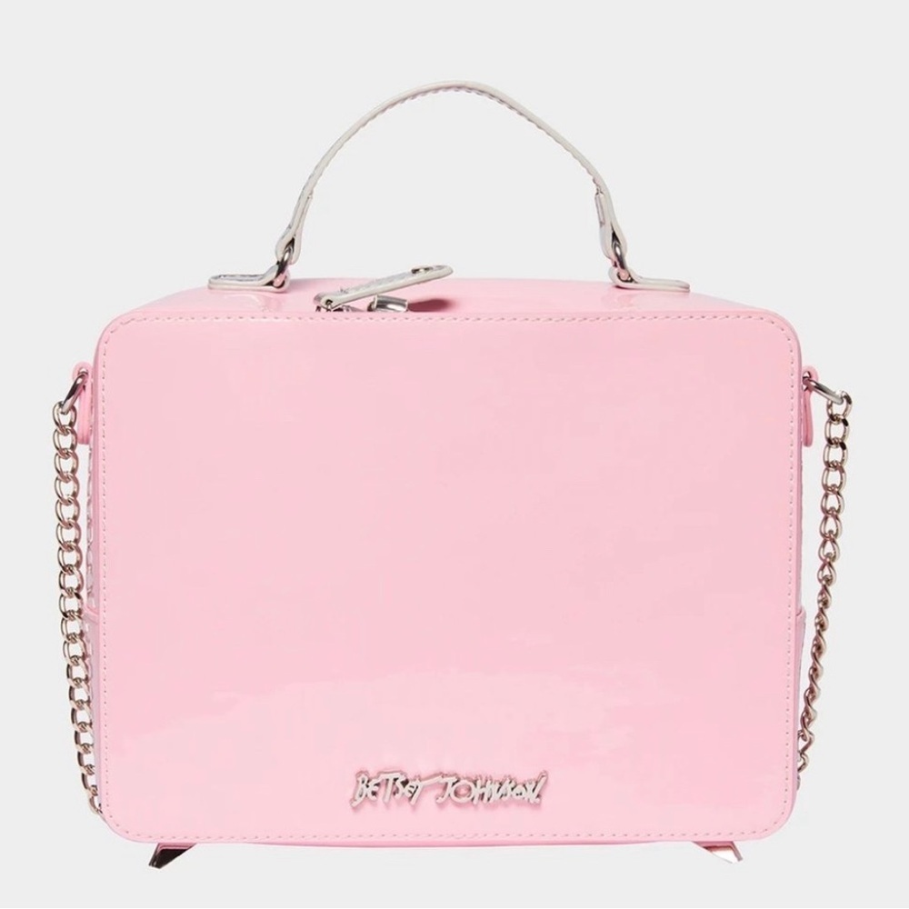 NWT Betsey Johnson Kitsch Pink Boob TubeCrossbody Bag & TV Remote Pouch
BJ32545M - Picture 5 of 8